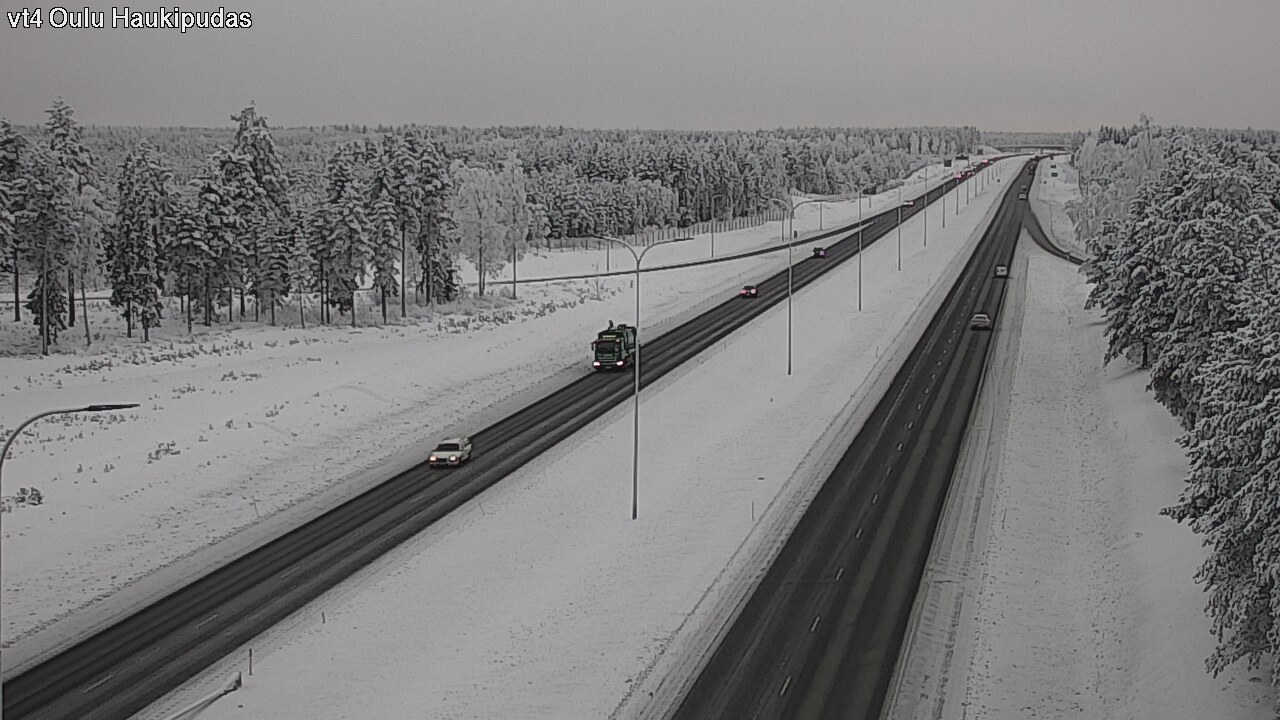 Weather Camera Image Road 4 Oulu, Haukipudas, Oulu, Pohjois-Pohjanmaa