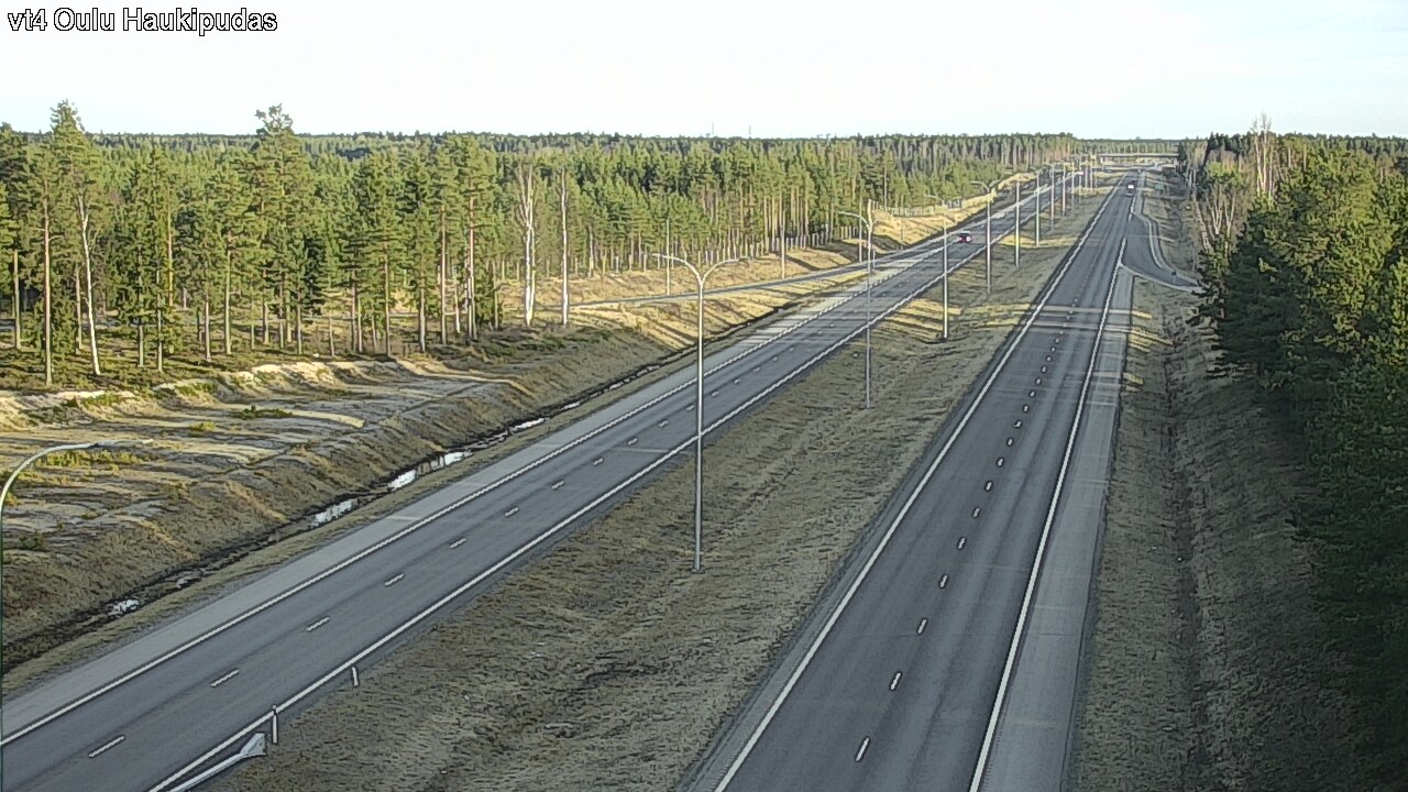 Weather Camera Image Road 4 Oulu, Haukipudas, Oulu, Pohjois-Pohjanmaa