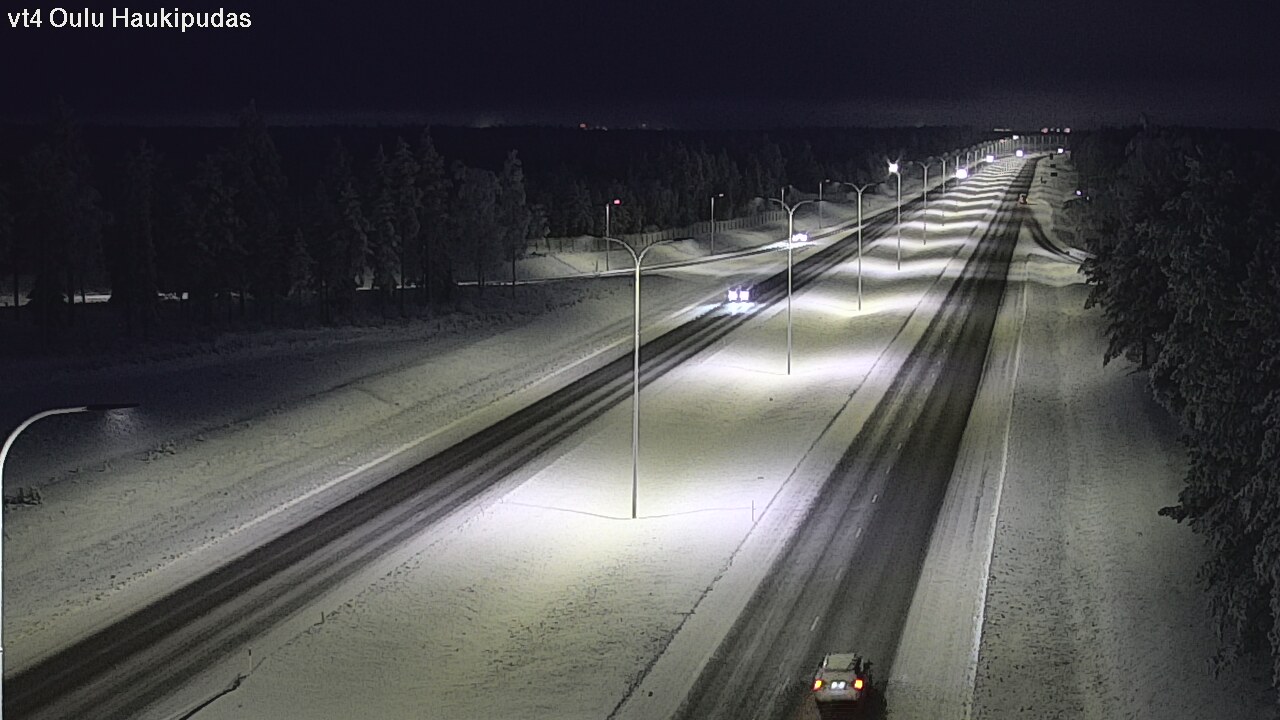 Weather Camera Image Road 4 Oulu, Haukipudas, Oulu, Pohjois-Pohjanmaa