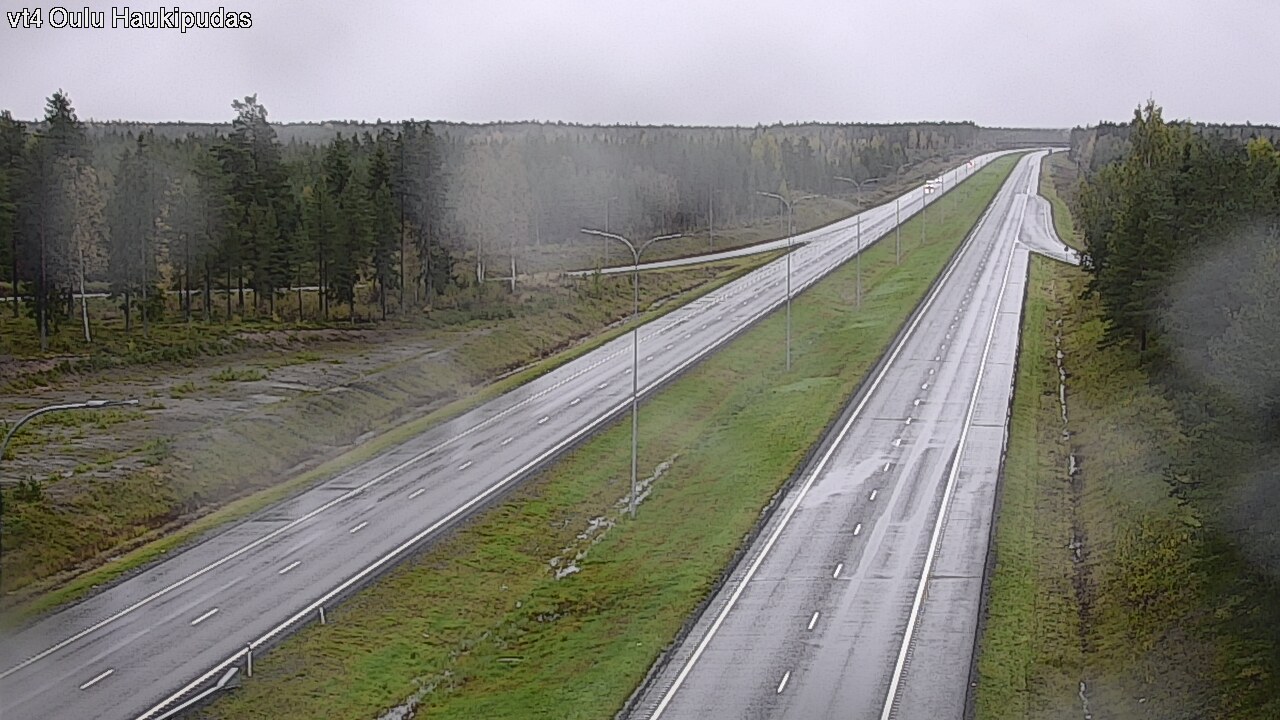 Weather Camera Image Road 4 Oulu, Haukipudas, Oulu, Pohjois-Pohjanmaa