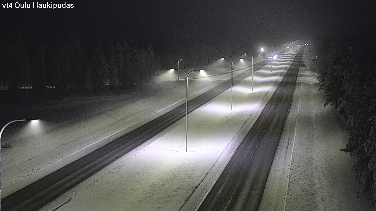 Weather Camera Image Road 4 Oulu, Haukipudas, Oulu, Pohjois-Pohjanmaa