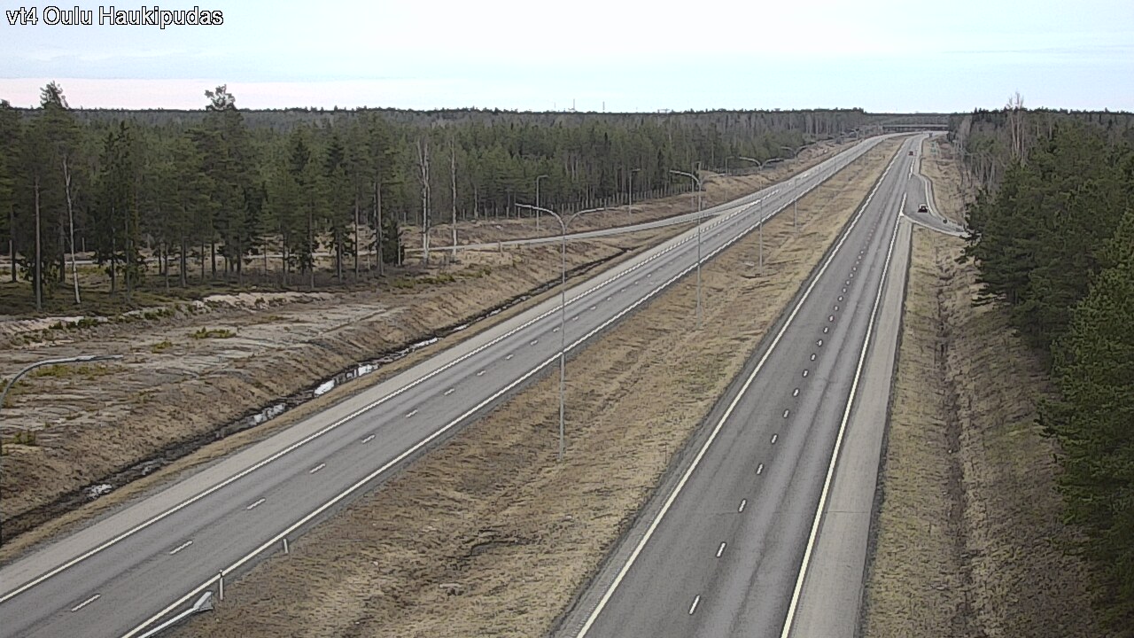 Weather Camera Image Road 4 Oulu, Haukipudas, Oulu, Pohjois-Pohjanmaa