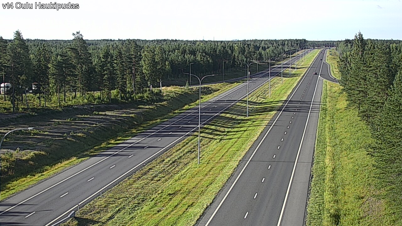 Weather Camera Image Road 4 Oulu, Haukipudas, Oulu, Pohjois-Pohjanmaa