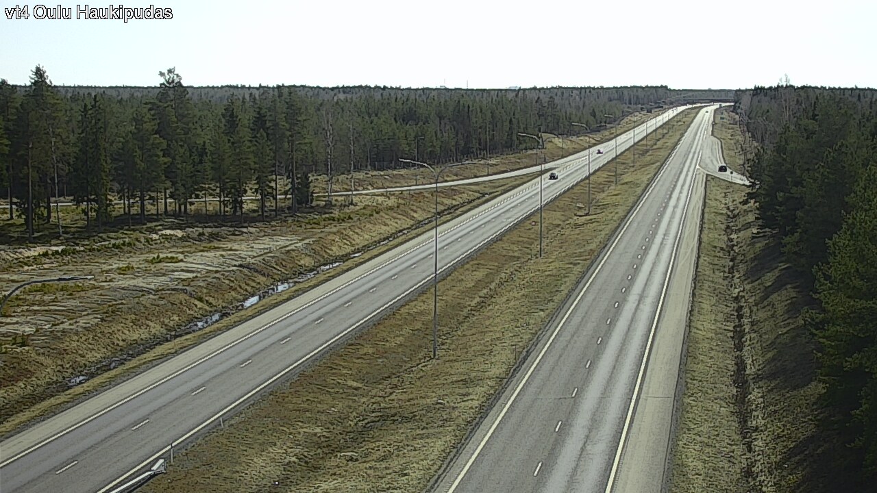 Weather Camera Image Road 4 Oulu, Haukipudas, Oulu, Pohjois-Pohjanmaa