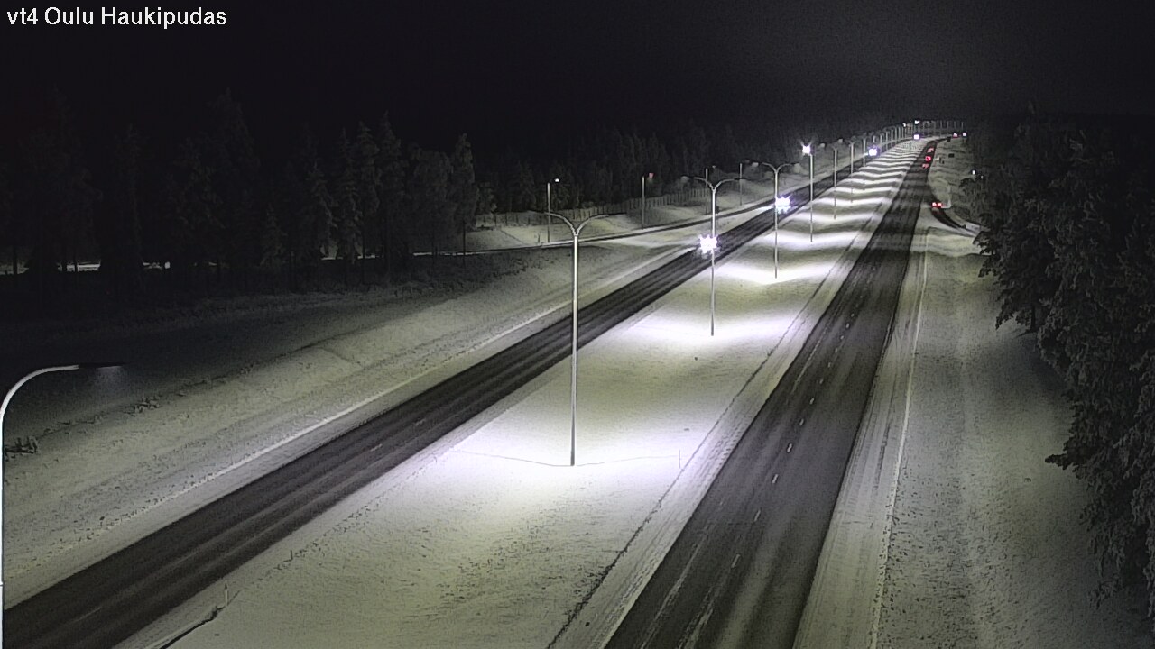 Weather Camera Image Road 4 Oulu, Haukipudas, Oulu, Pohjois-Pohjanmaa