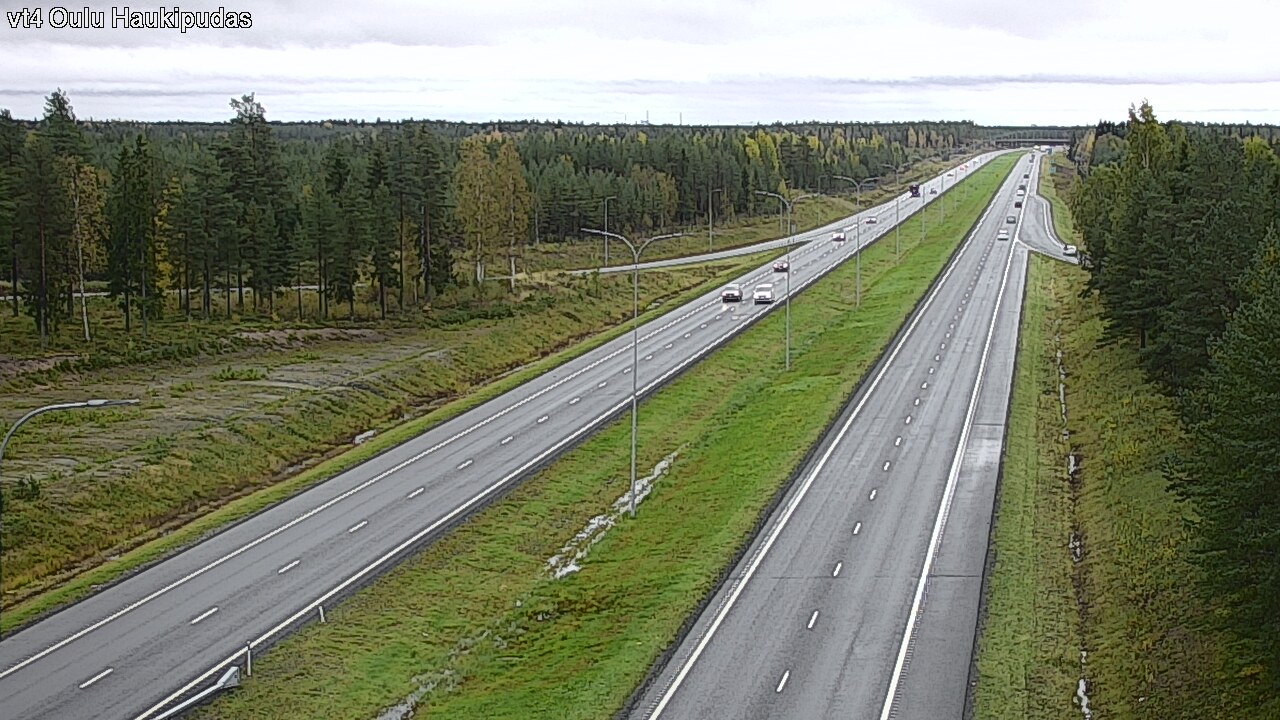 Weather Camera Image Road 4 Oulu, Haukipudas, Oulu, Pohjois-Pohjanmaa