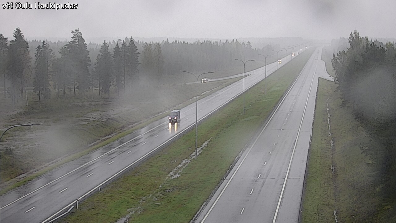 Weather Camera Image Road 4 Oulu, Haukipudas, Oulu, Pohjois-Pohjanmaa