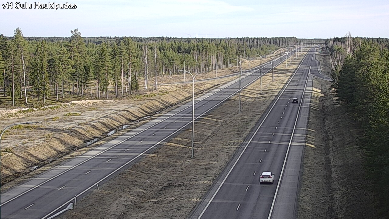 Weather Camera Image Road 4 Oulu, Haukipudas, Oulu, Pohjois-Pohjanmaa