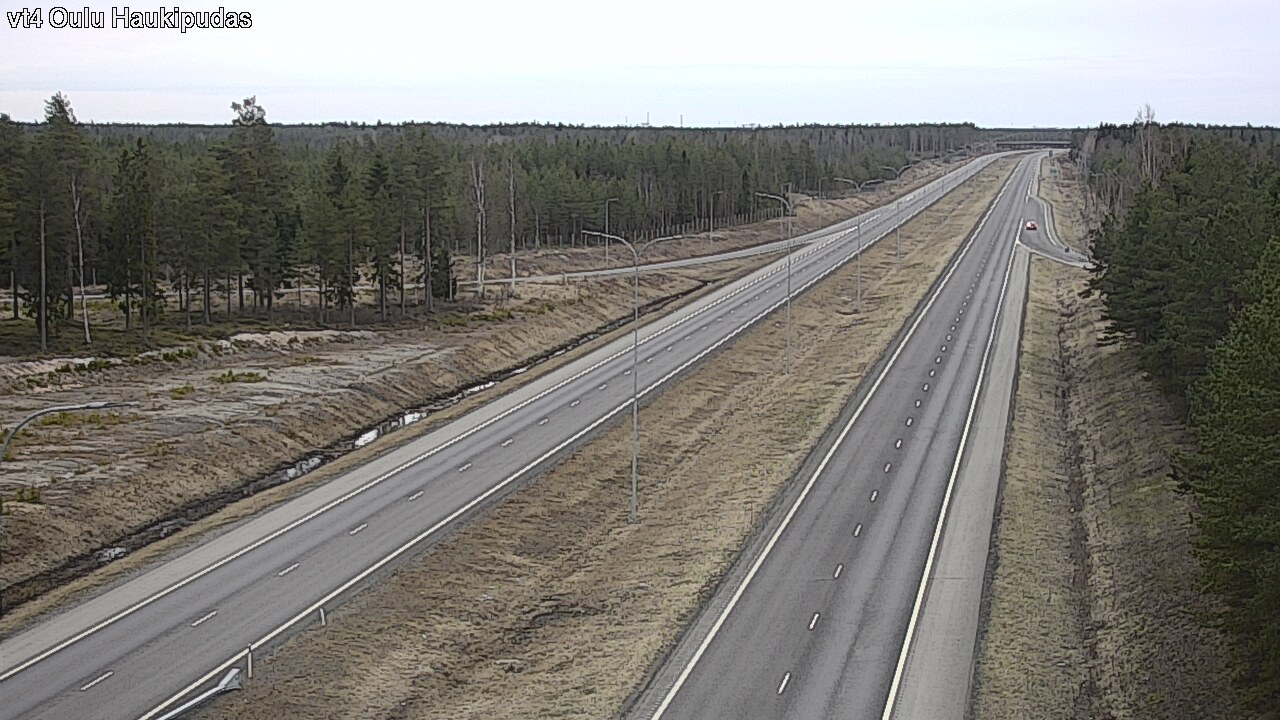 Weather Camera Image Road 4 Oulu, Haukipudas, Oulu, Pohjois-Pohjanmaa