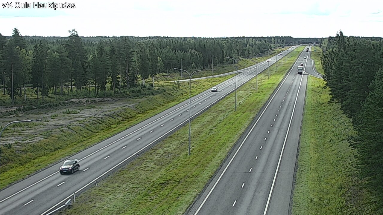 Weather Camera Image Road 4 Oulu, Haukipudas, Oulu, Pohjois-Pohjanmaa