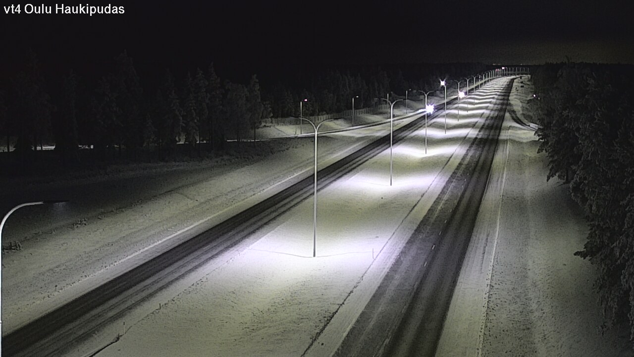 Weather Camera Image Road 4 Oulu, Haukipudas, Oulu, Pohjois-Pohjanmaa