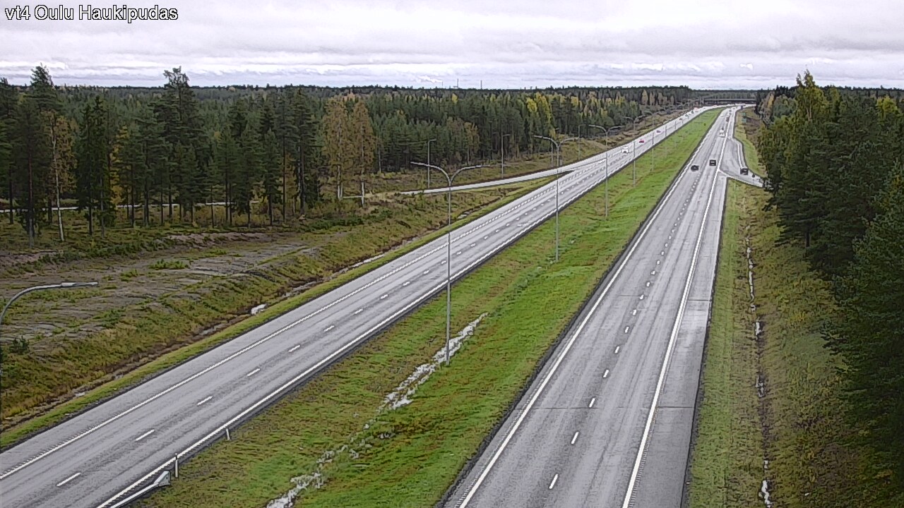 Weather Camera Image Road 4 Oulu, Haukipudas, Oulu, Pohjois-Pohjanmaa