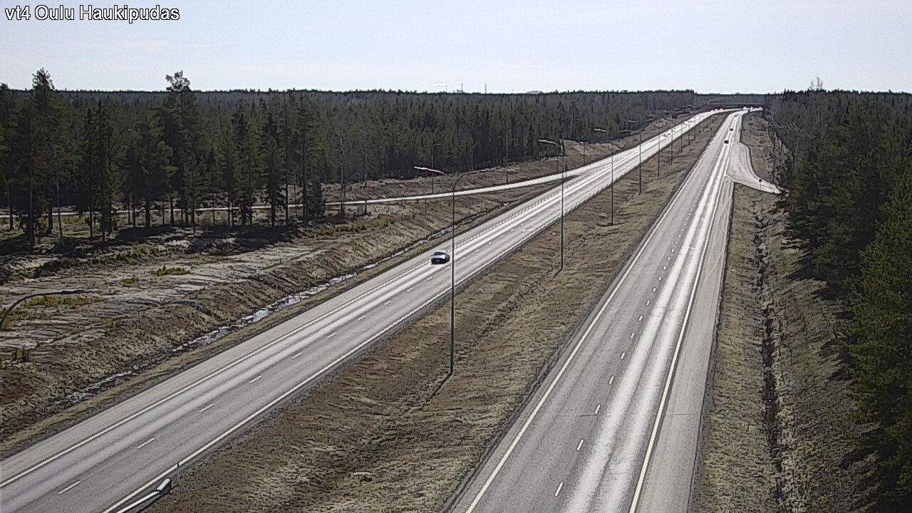 Weather Camera Image Road 4 Oulu, Haukipudas, Oulu, Pohjois-Pohjanmaa