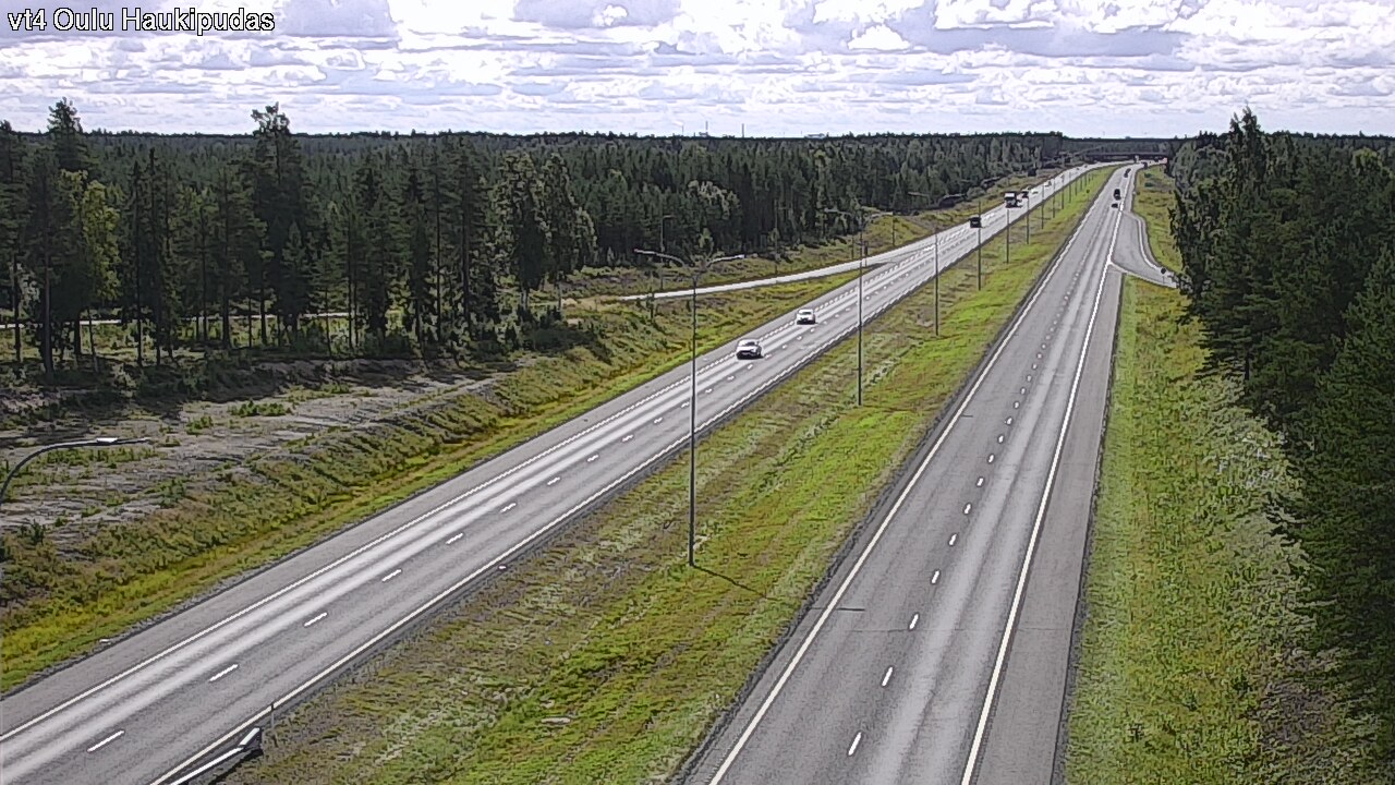 Weather Camera Image Road 4 Oulu, Haukipudas, Oulu, Pohjois-Pohjanmaa