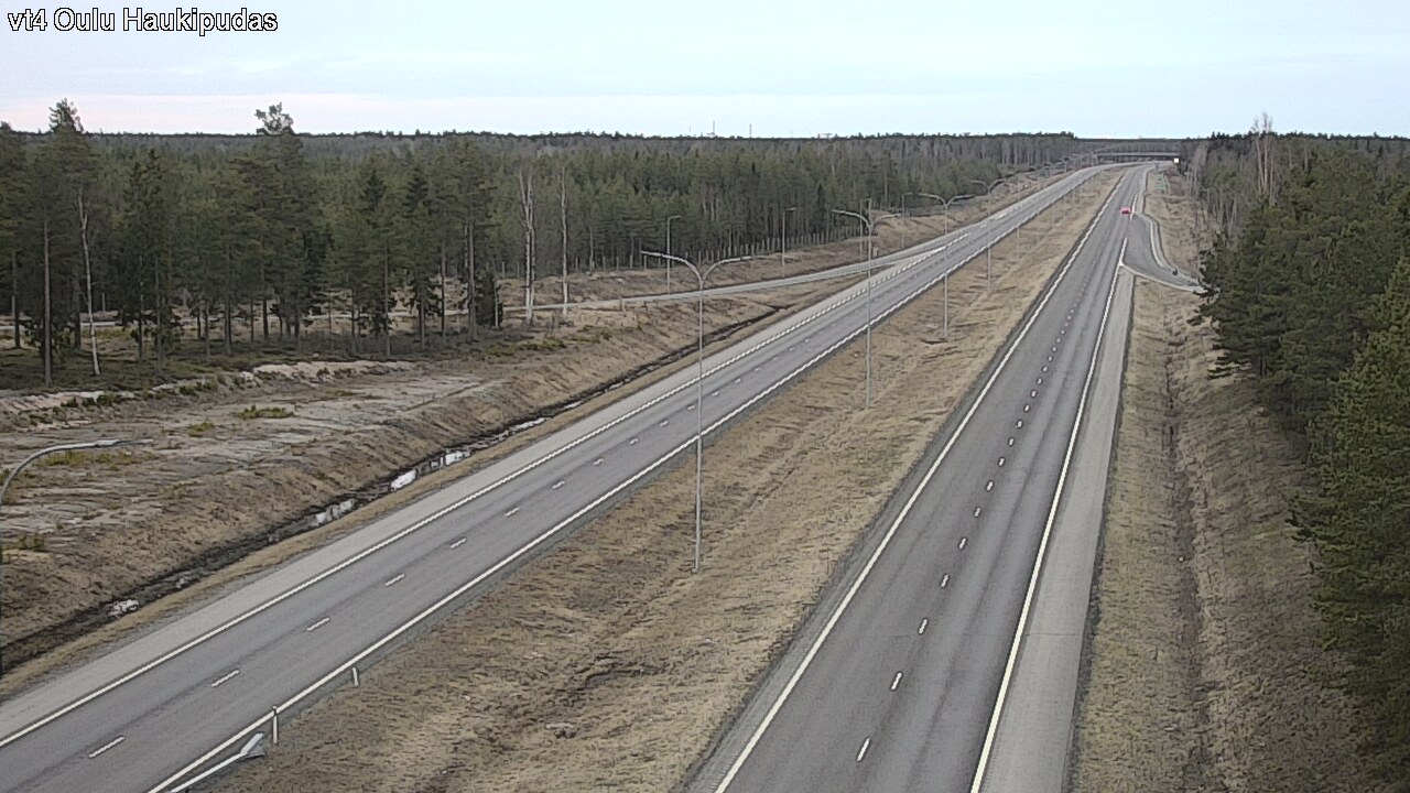 Weather Camera Image Road 4 Oulu, Haukipudas, Oulu, Pohjois-Pohjanmaa