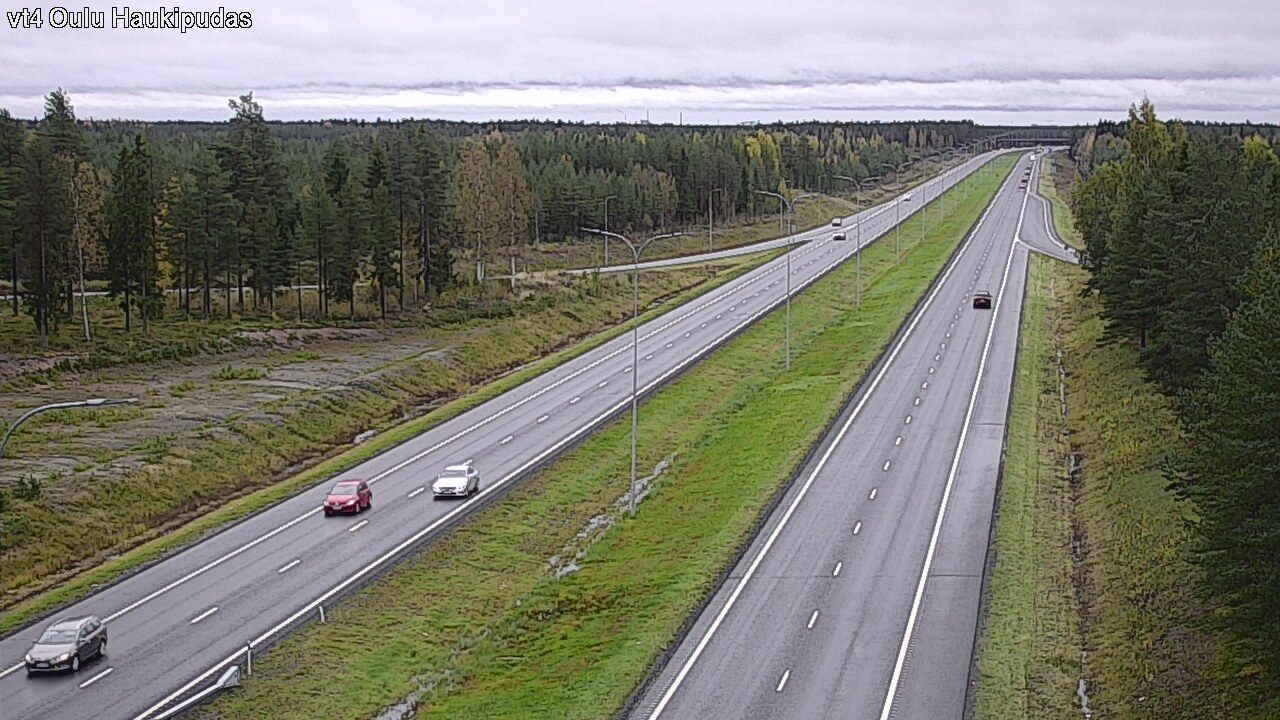 Weather Camera Image Road 4 Oulu, Haukipudas, Oulu, Pohjois-Pohjanmaa