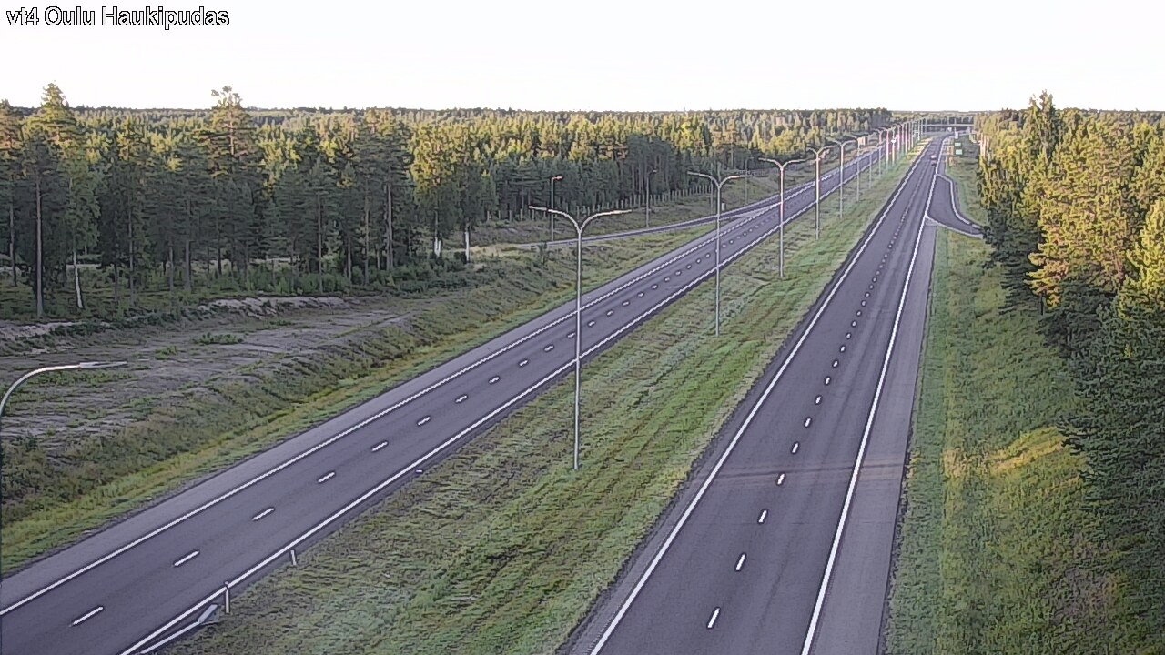 Weather Camera Image Road 4 Oulu, Haukipudas, Oulu, Pohjois-Pohjanmaa
