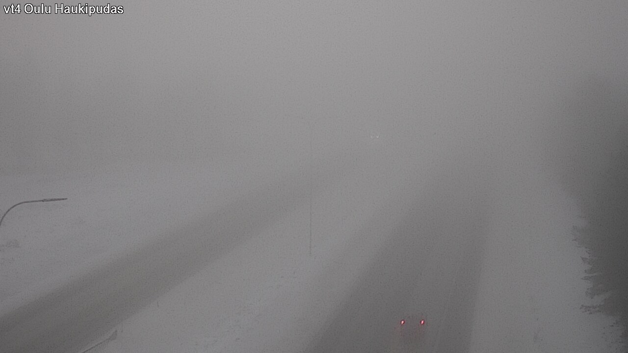 Weather Camera Image Road 4 Oulu, Haukipudas, Oulu, Pohjois-Pohjanmaa