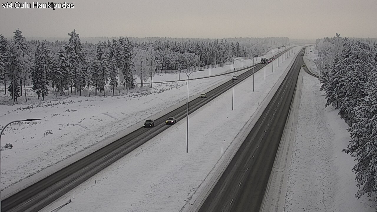 Weather Camera Image Road 4 Oulu, Haukipudas, Oulu, Pohjois-Pohjanmaa