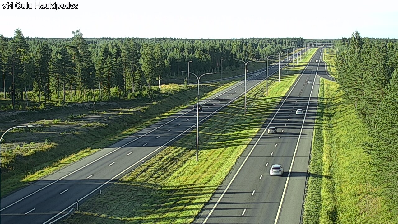 Weather Camera Image Road 4 Oulu, Haukipudas, Oulu, Pohjois-Pohjanmaa