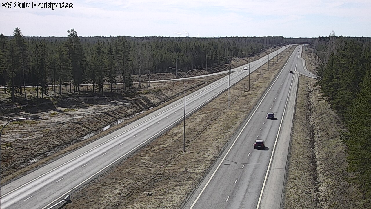 Weather Camera Image Road 4 Oulu, Haukipudas, Oulu, Pohjois-Pohjanmaa