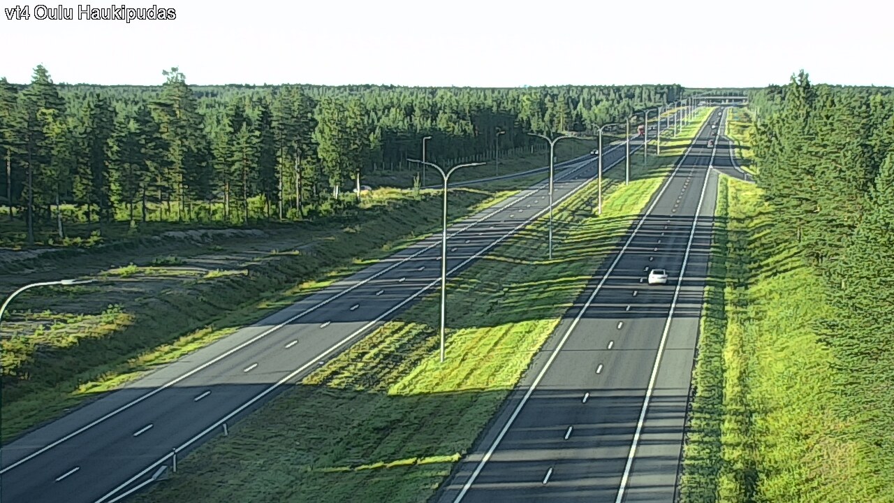 Weather Camera Image Road 4 Oulu, Haukipudas, Oulu, Pohjois-Pohjanmaa