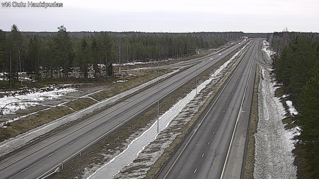 Weather Camera Image Road 4 Oulu, Haukipudas, Oulu, Pohjois-Pohjanmaa