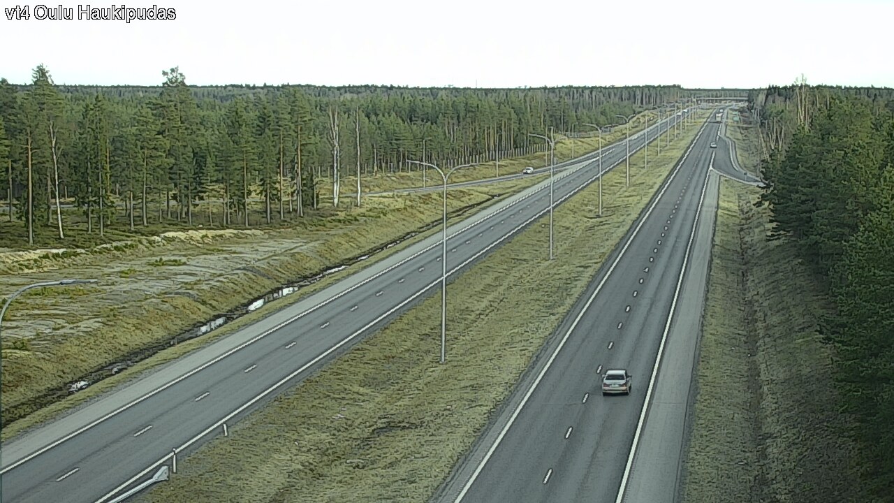 Weather Camera Image Road 4 Oulu, Haukipudas, Oulu, Pohjois-Pohjanmaa