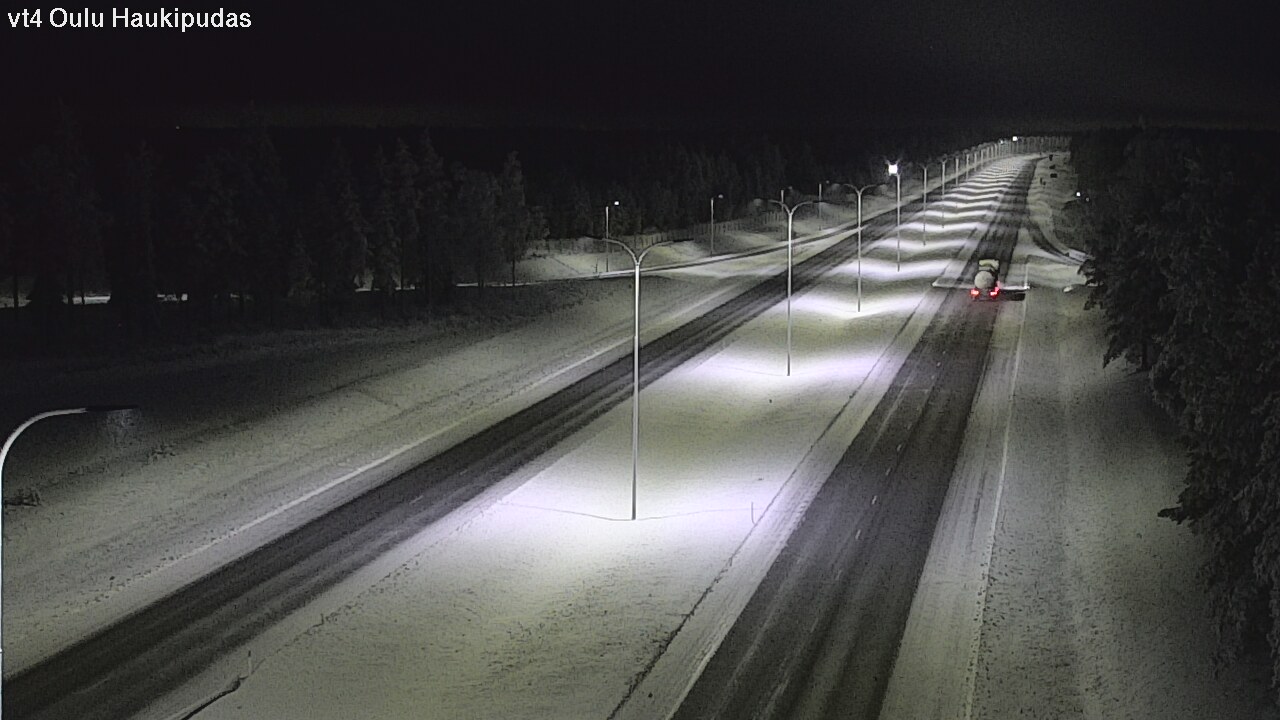 Weather Camera Image Road 4 Oulu, Haukipudas, Oulu, Pohjois-Pohjanmaa