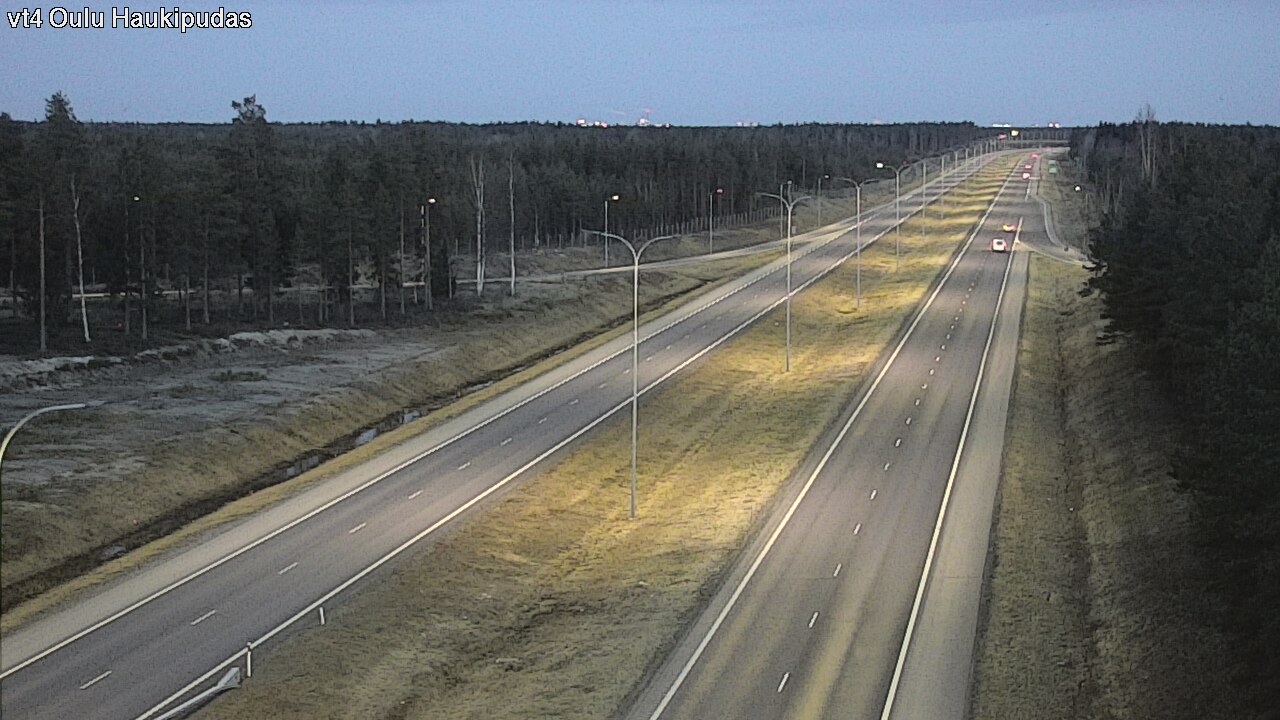 Weather Camera Image Road 4 Oulu, Haukipudas, Oulu, Pohjois-Pohjanmaa