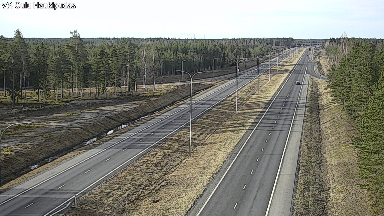 Weather Camera Image Road 4 Oulu, Haukipudas, Oulu, Pohjois-Pohjanmaa