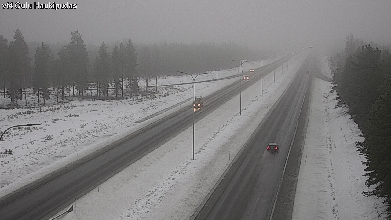 Weather Camera Image Road 4 Oulu, Haukipudas, Oulu, Pohjois-Pohjanmaa