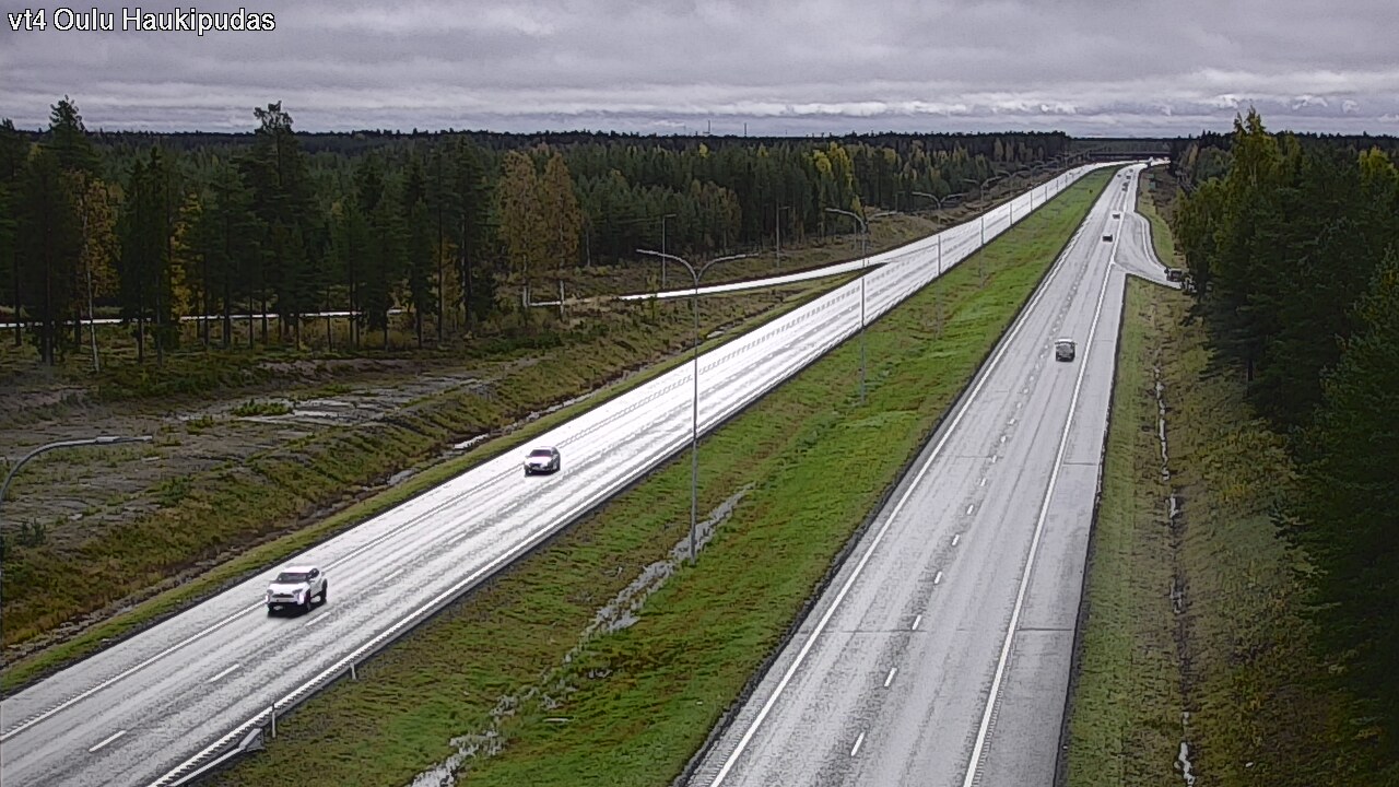 Weather Camera Image Road 4 Oulu, Haukipudas, Oulu, Pohjois-Pohjanmaa