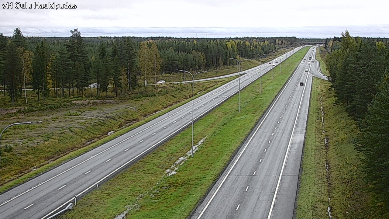 Weather Camera Image Road 4 Oulu, Haukipudas, Oulu, Pohjois-Pohjanmaa