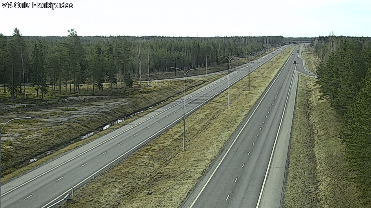 Weather Camera Image Road 4 Oulu, Haukipudas, Oulu, Pohjois-Pohjanmaa