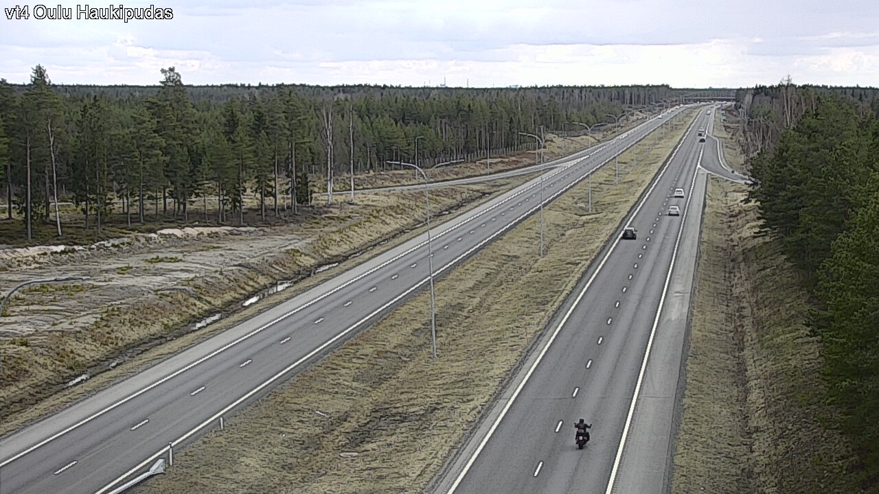 Weather Camera Image Road 4 Oulu, Haukipudas, Oulu, Pohjois-Pohjanmaa