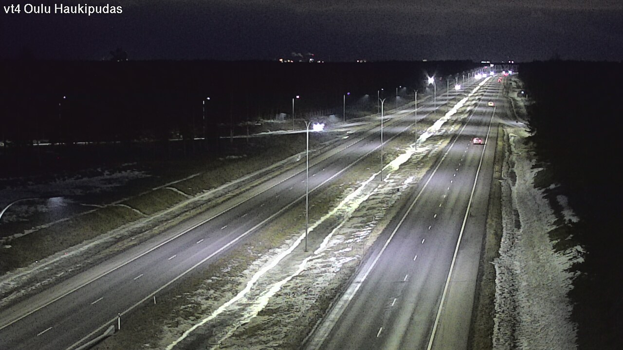 Weather Camera Image Road 4 Oulu, Haukipudas, Oulu, Pohjois-Pohjanmaa