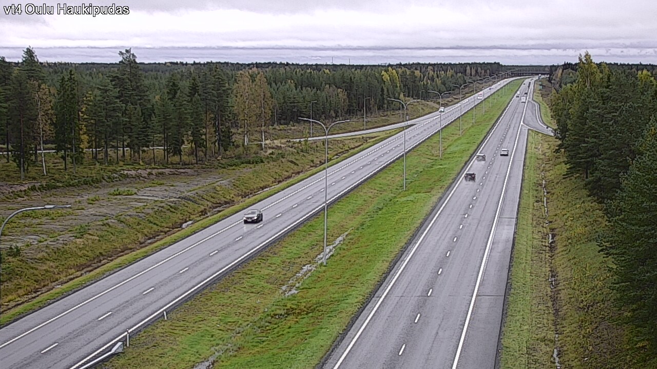 Weather Camera Image Road 4 Oulu, Haukipudas, Oulu, Pohjois-Pohjanmaa