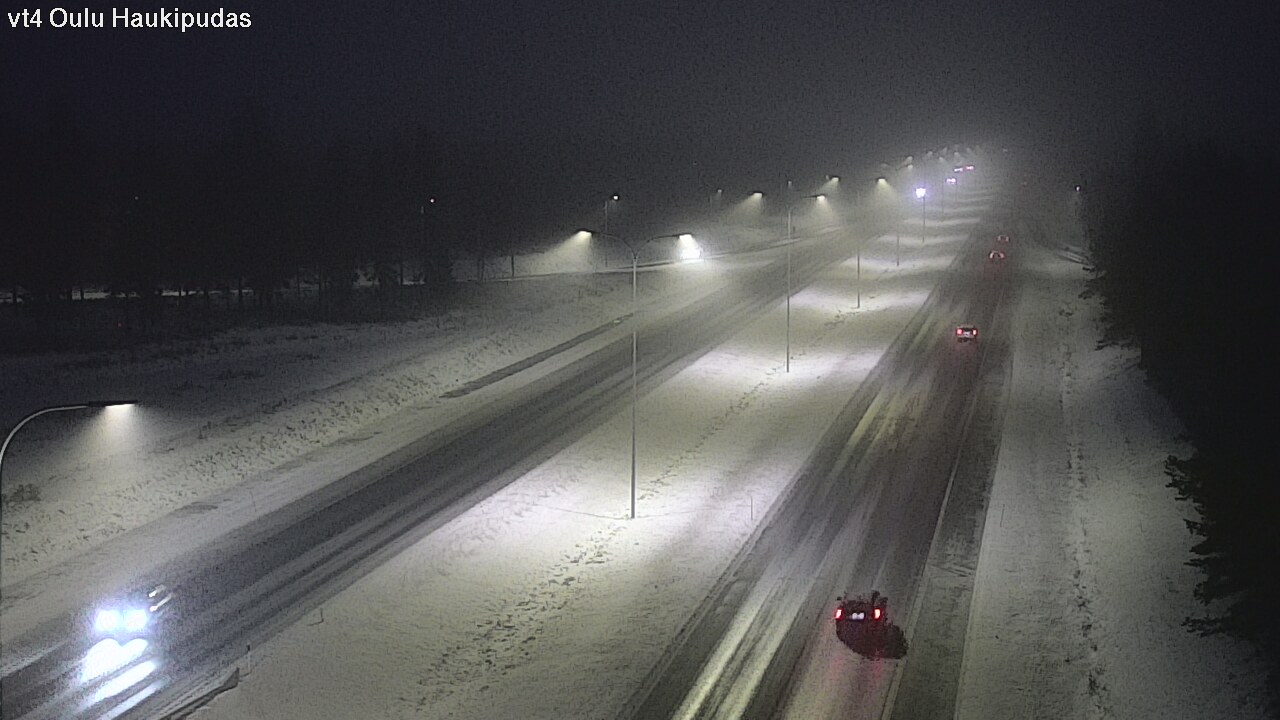 Weather Camera Image Road 4 Oulu, Haukipudas, Oulu, Pohjois-Pohjanmaa
