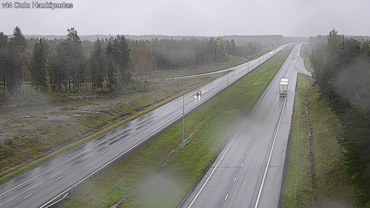 Weather Camera Image Road 4 Oulu, Haukipudas, Oulu, Pohjois-Pohjanmaa
