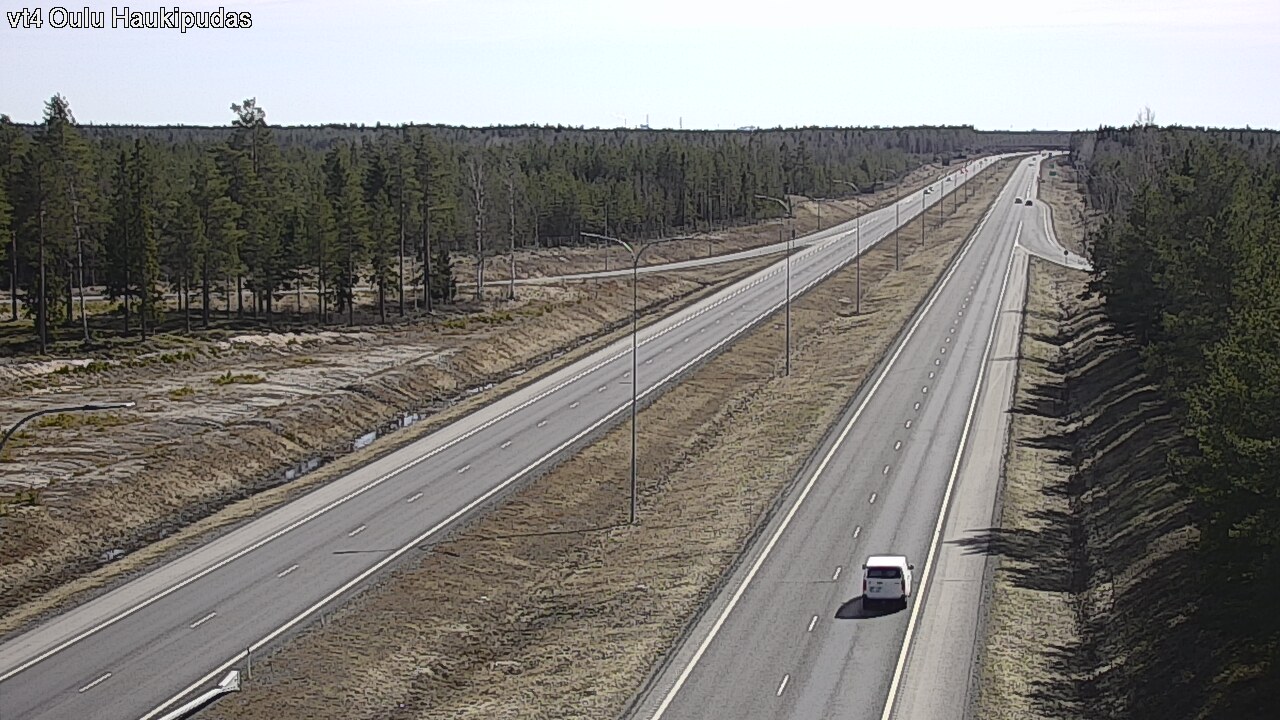 Weather Camera Image Road 4 Oulu, Haukipudas, Oulu, Pohjois-Pohjanmaa