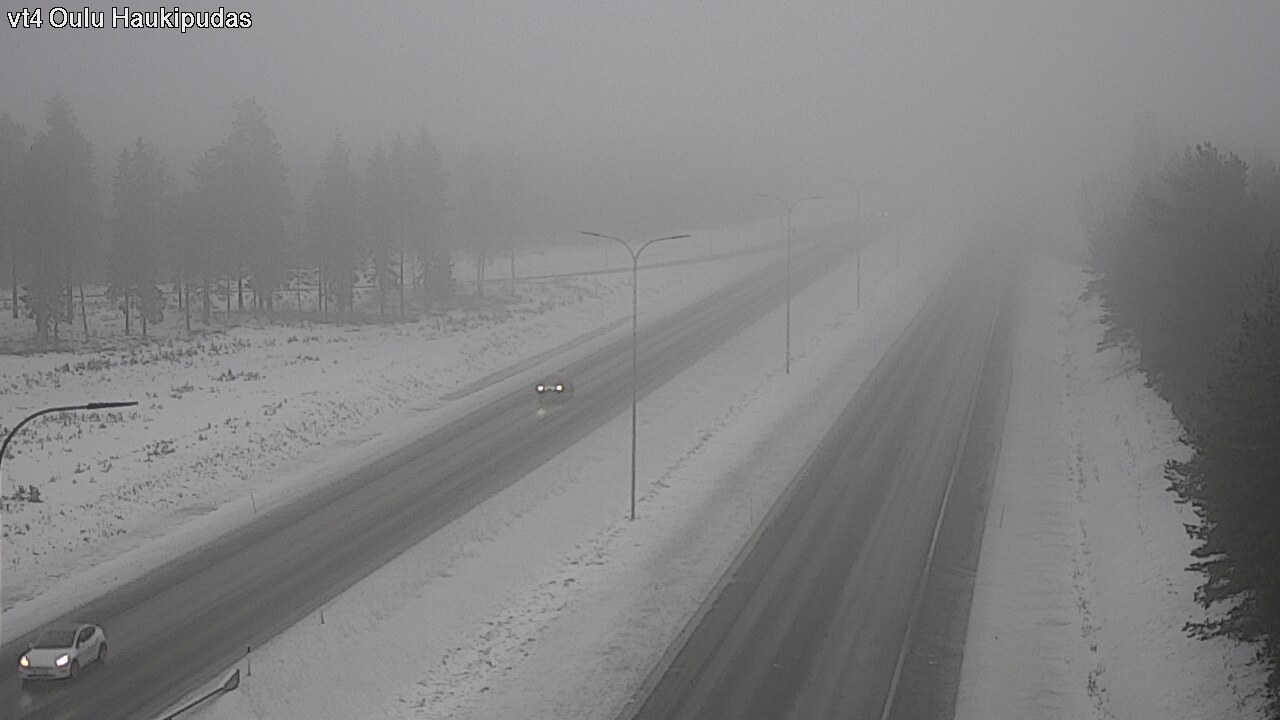 Weather Camera Image Road 4 Oulu, Haukipudas, Oulu, Pohjois-Pohjanmaa