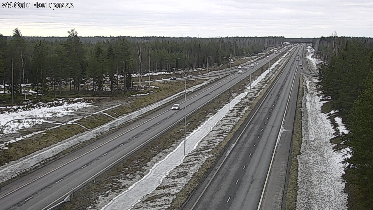 Weather Camera Image Road 4 Oulu, Haukipudas, Oulu, Pohjois-Pohjanmaa