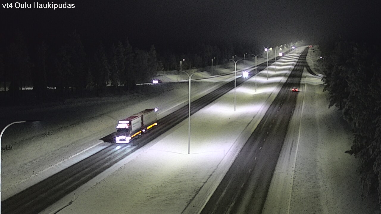 Weather Camera Image Road 4 Oulu, Haukipudas, Oulu, Pohjois-Pohjanmaa