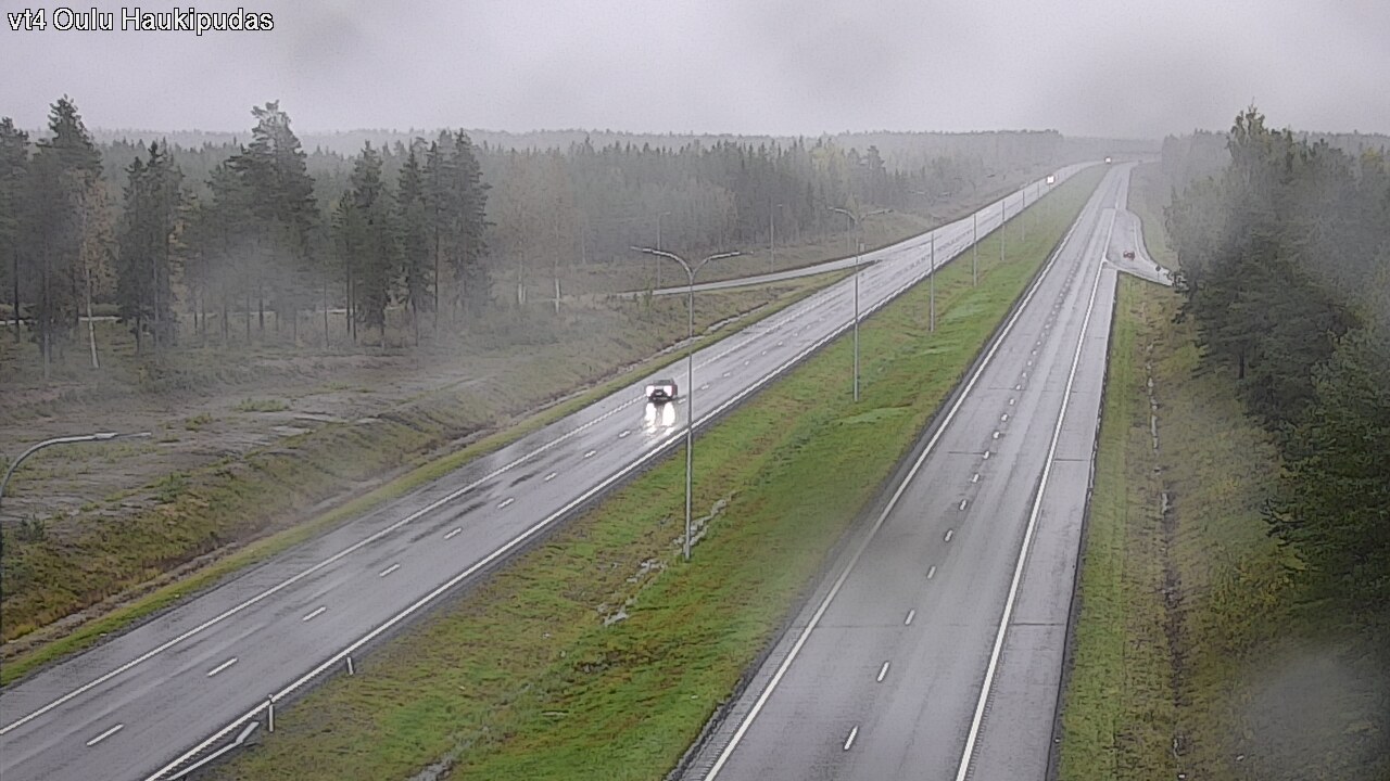 Weather Camera Image Road 4 Oulu, Haukipudas, Oulu, Pohjois-Pohjanmaa