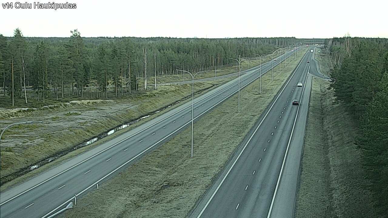 Weather Camera Image Road 4 Oulu, Haukipudas, Oulu, Pohjois-Pohjanmaa