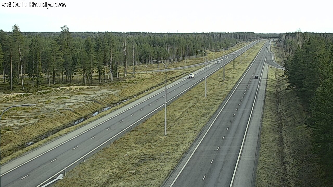 Weather Camera Image Road 4 Oulu, Haukipudas, Oulu, Pohjois-Pohjanmaa