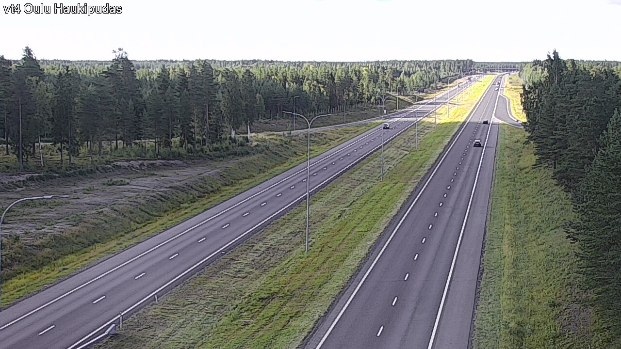 Weather Camera Image Road 4 Oulu, Haukipudas, Oulu, Pohjois-Pohjanmaa