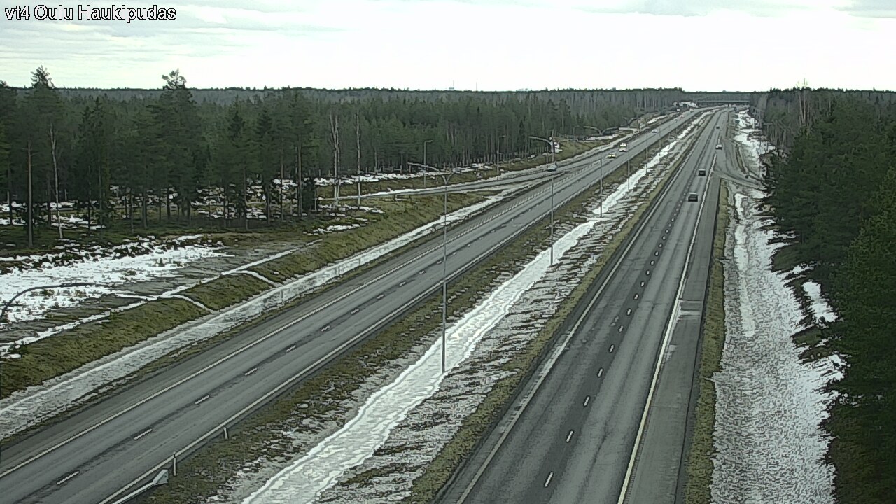 Weather Camera Image Road 4 Oulu, Haukipudas, Oulu, Pohjois-Pohjanmaa