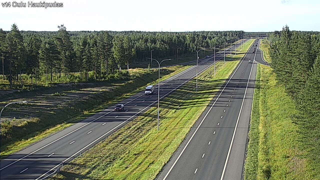 Weather Camera Image Road 4 Oulu, Haukipudas, Oulu, Pohjois-Pohjanmaa